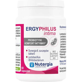 Ergyphilus intima Nutergia (probióticos, confort íntimo) 60 cápsulas