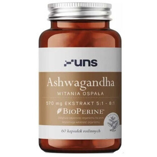 Ashwagandha 570mg 60 gélules UNS