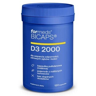 Bicaps D3 2000 IU 120 capsules Vormen