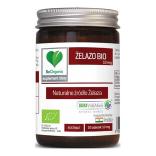 BeOrganic Hierro Bio 10 mg 50 comprimidos