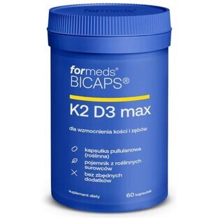 Bicaps K2 D3 Max 60 capsules Formes