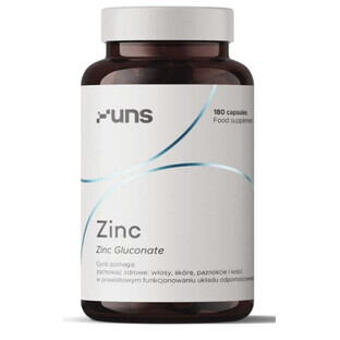 Zinc 180 cápsulas UNS