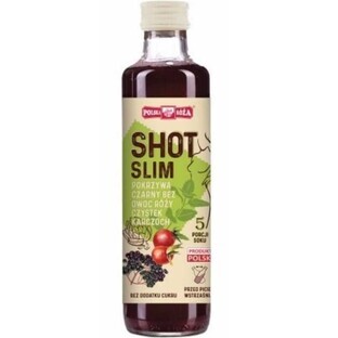 Shot Slim (mix van vruchtensappen en kruiden) 250ml Polska Róża