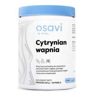 Citrato de calcio Osavi 240 gramos