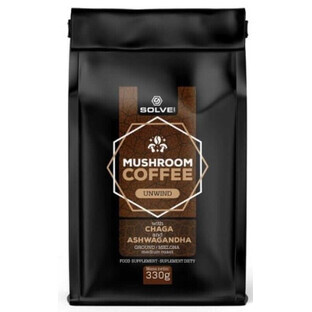 Ground Arabica Coffee with Chaga and Ashwagandha 330g Solve Labs