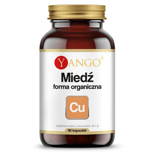 Cupru formă organică 90 capsule Yango