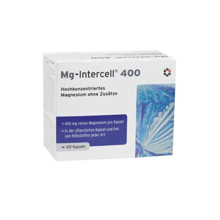 Magnésium Mg-Intercell 400 mg (120 gélules) Intercell