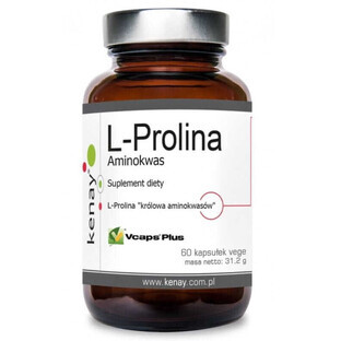 L-Prolin Aminosäure (60 Kapseln) Kenay