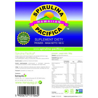 Spiruline Pacifica Hawaïenne en poudre (180 g) CyanoTech