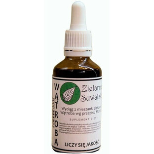 Estratto di fegato di erbe miste secondo Moritz 50ml Suwalska Zielarnia Suwalska
