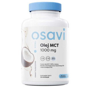Olio di MCT Osavi 1000mg - 120 capsule molli