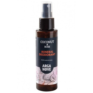 Deodorante minerale cocco e rosa 100ml Arganove