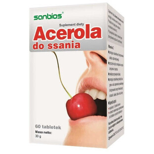 Acerola zum Lutschen 60 Tabletten SANBIOS
