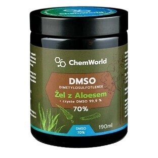 Gel DMSO 70% con Aloe Vera 190 ml ChemWorld