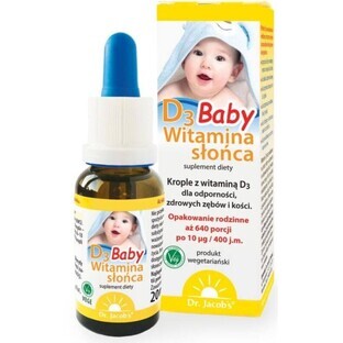 Vitamina D3 Baby 20ml Dr Jacobs