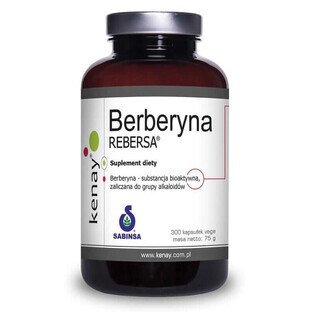 Berberina Rebers 300 capsule, Kenay