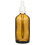 100 ml brown glass bottle + white pipette ChemWorld