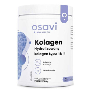 Osavi Collagen, Hydrolyzed Collagen type I and III 300g