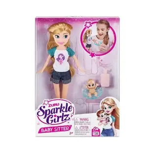 Speelset Babysitter Doll, + 3 jaar, Sparkle Girlz
