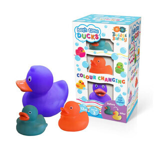Paperas de baño que cambian de color, +12 meses, Buddy&Barney