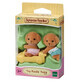 Set 2 figurine Gemenii Poodle Sylvanian Families, +3 ani, Epoch
