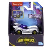 Batmobile blindata in metallo Batwheels Batmobile, scala 1:55, +3 anni, Fisher Price
