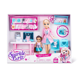 Sparkle Girlz Dierenkliniek Speelset, + 3 jaar, Sparkle Girlz
