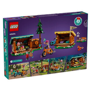 Cabañas acogedoras en Adventure Camp, 7+ años, 42624, Lego Friends