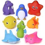 Ocean bath toys, +9 months, 8 pieces, Munchkin