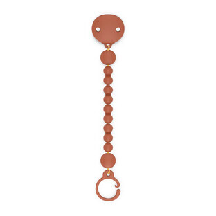 Cordoncino in silicone con clip per ciuccio Colore Essence, Ruby, Suavinex