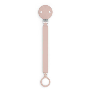Silicone lanyard with clips for pacifier Wonder, Pink, Suavinex