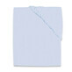 Drap de jersey de coton avec élastique pour le lit de bébé, Light Blue, 120x60 cm, MimiNu