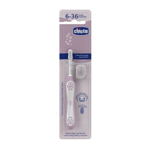 Baby toothbrush, 6-36 months, Lilac, Chicco