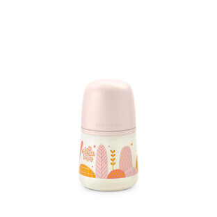 Biberón con tetina fisiológica SX pro con flujo lento Dreams Dreams, Rosa, 150 ml, Suavinex