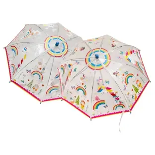 Transparent umbrella for children, color changing Rainbow Fairy, 3 years+, Floss & Rock