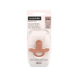 Silicone pacifier SX Pro Colour Essence, 0-6 months, Ruby, Suavinex