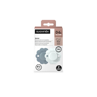 Suzeta fiziologica din silicon SX Pro Wonder, 0 - 6 luni, Albastru marin Albastru, 2 buc, Suavinex Suzeta fiziologica din silicon SX Pro Wonder, 0 - 6 luni, Albastru marin Albastru, 2 buc, Suavinex