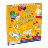 Kit de dessin réutilisable pour animaux, 3 ans et plus, Floss & Rock