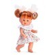 Bambola Bomboncin con vestito con colletto bianco, +3 anni, 20 cm, Asivil