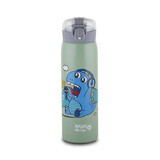 Thermosealed stainless steel bottle We care, green, 500 ml, Nava
