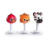 Set of 3 Baby Einstein animal-shaped zazzlers