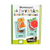 Imparare le parole in rumeno Montessori, +12 mesi, Headu