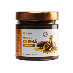 Cremehonig mit Kakao, 280 g, Apisrom