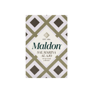 Sale con aglio, 100 g, Maldon