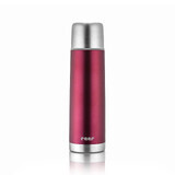 Stainless steel thermos flask, vacuum flask, Red, 450 ml, Reer