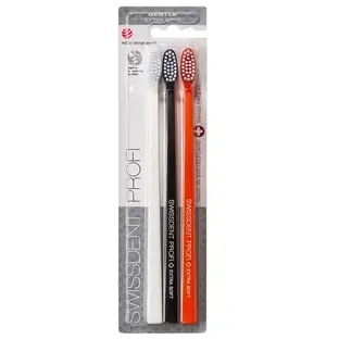Toothbrush set Extra Soft, 3 pieces, Swissdent