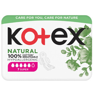 Day pads Natural Super, 7 pieces, Kotex