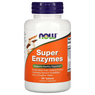 Super Enzyme, 90 Tabletten, Now Foods