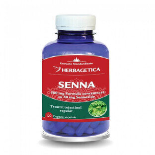 Senna, 120 vegetarische Kapseln, Herbagetica