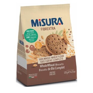 Galletas integrales, 120 g, Medida
